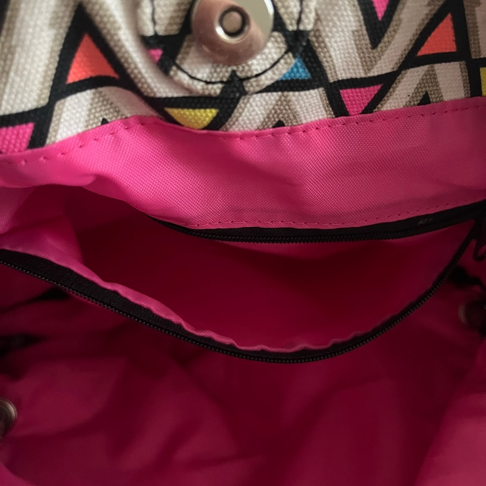 Kavu Neon Colorful Chevron Pattern Shoulder Bag - Multicolor - Picture 11 of 16